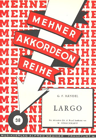 Largo aus Xerxes für Akkordeon