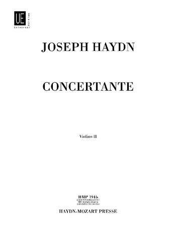 Sinfonia concertante Hob.I:105 für Oboe, Fagott, Violine, Violoncello und