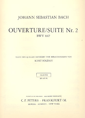 Ouvertüre h-Moll Nr.2 BWV1067 für Orchester