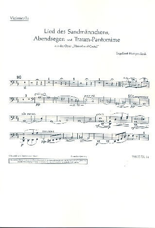 Lied des Sandmännchens für großes Orchester