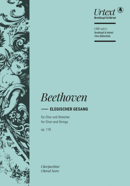 Elegischer Gesang op.118 für gem Chor und Streicher