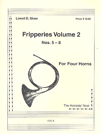 Fripperies vol.2 (nos.5-8) for 4 horns