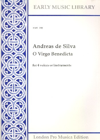 O virgo benedicta for 4 voices (instruments)