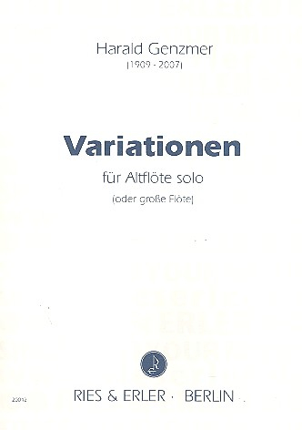 Variationen für Altflöte solo (große Flöte)