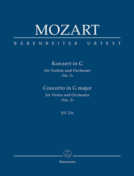 Konzert G-Dur KV216 für Violine und Orchester