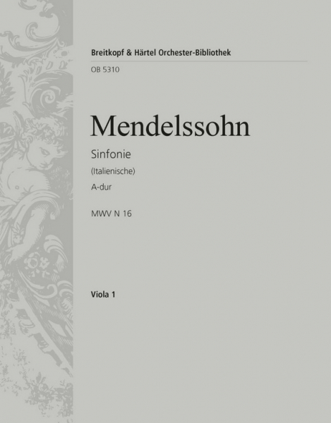 Sinfonie A-Dur Nr.4 op.90 für Orchester