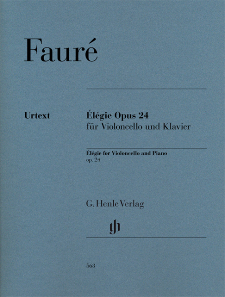 Élégie op.24 für Violoncello und Klavier