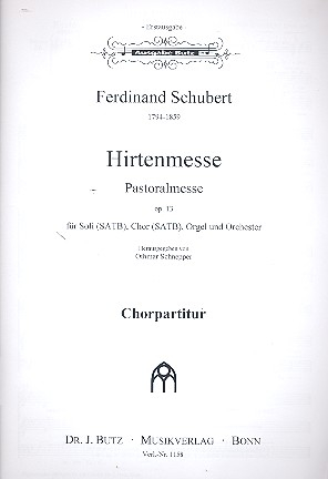 Hirtenmesse op.13 für Soli, gem Chor, Orchester und Orgel