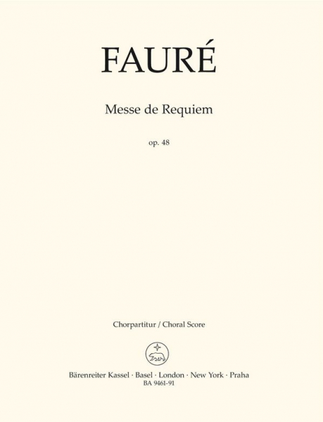 Messe de Requiem op.48 (Fassung von 1900) für Soli, gem Chor und Orchester