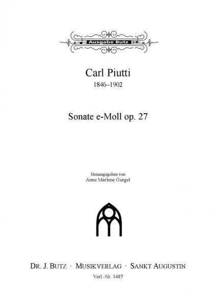 Sonate E-Moll op.27 für Orgel