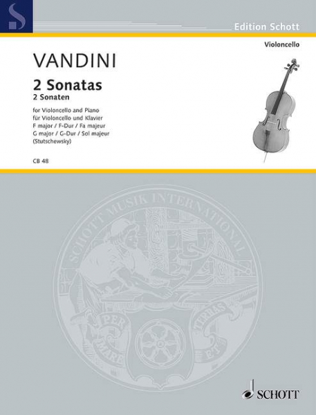 2 Sonaten F-Dur und G-Dur für Violoncello und Klavier