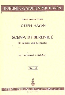 Scena di Berenice Hob.XXIVa:10 für Sopran und Orchester