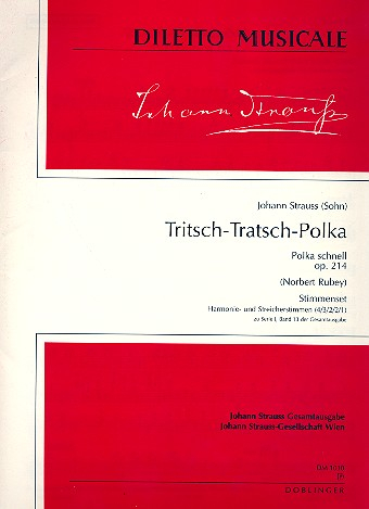 Tritsch-Tratsch-Polka op.214 für Orchester