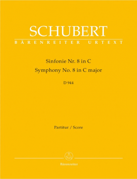 Sinfonie C-Dur Nr.8 D944 für Orchester