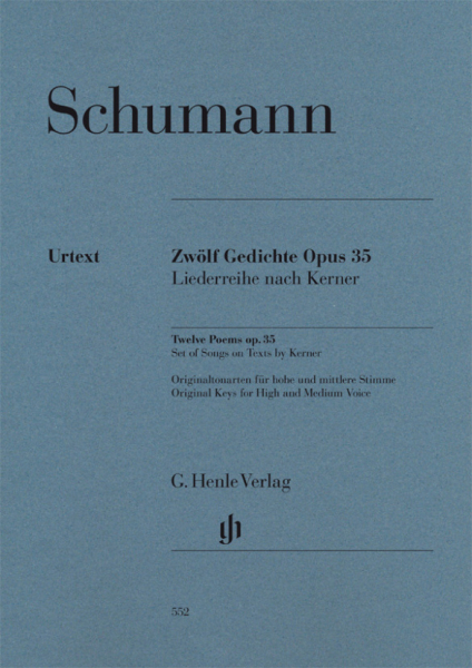 12 Gedichte op.35 für Gesang (hoch/mittel) und Klavier