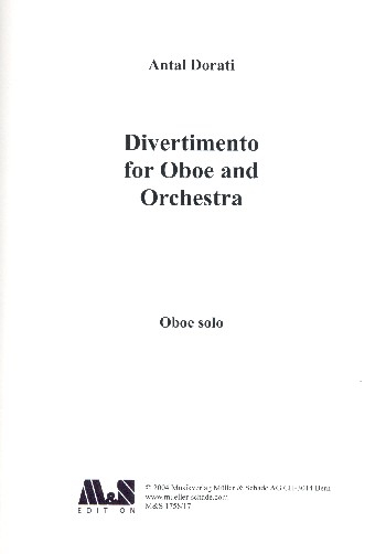 Divertimento für Oboe und Orchester