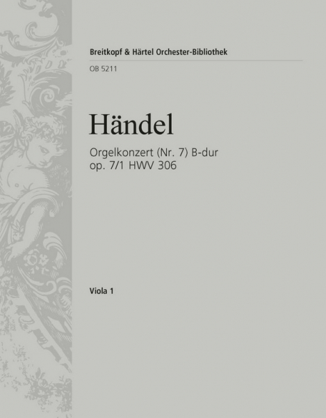 Konzert B-Dur op.7,1 HWV306 für Orgel und Orchester