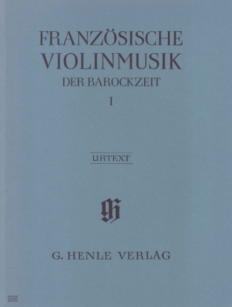 Französische Violinmusik der Barockzeit Band 1 für Violine und Bc