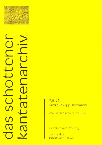 Zwei Jünger gehn nach Emmaus für Soli, gem Chor und Instrumente