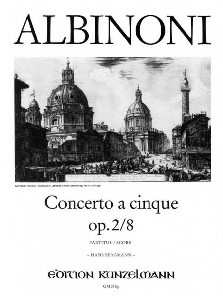 Concerto a cinque G-Dur op.2,8 für Violine und Streichorchester