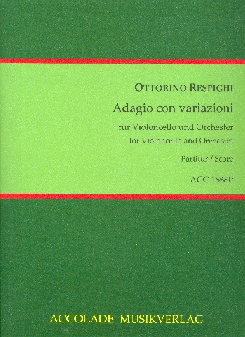 Adagio con variazioni für Violoncello und Orchester