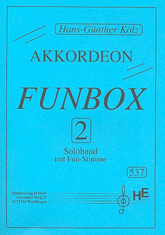 Funbox 2 für Akkordeon solo mit Fun-Stimme