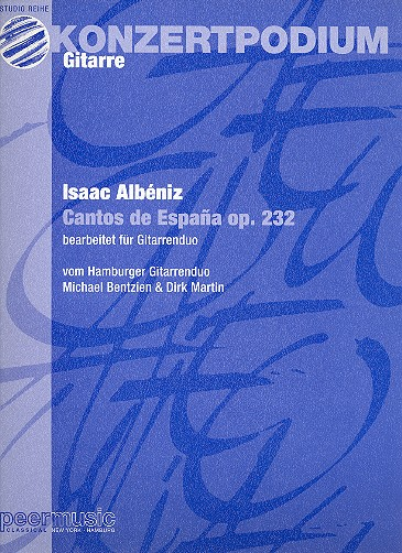 Cantos de Espana op.232 für 2 Gitarren