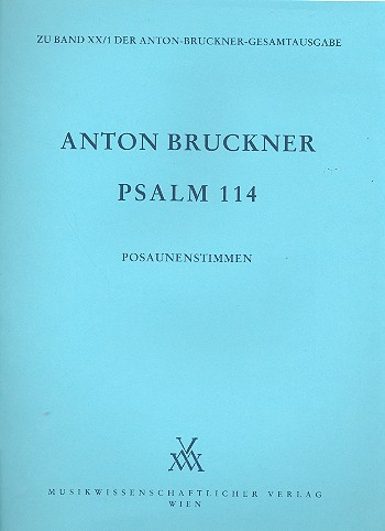 Psalm 114 für gem Chor und 3 Posaunen (ATB)