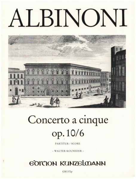 Concerto a cinque D-Dur op.10,6 für Violine und Streichorchester