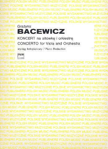 Concerto for viola and orchestra for viola and piano