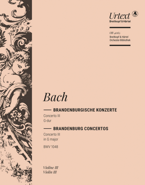 Brandenburgisches Konzert G-Dur Nr.3 BWV1048 für Streicher