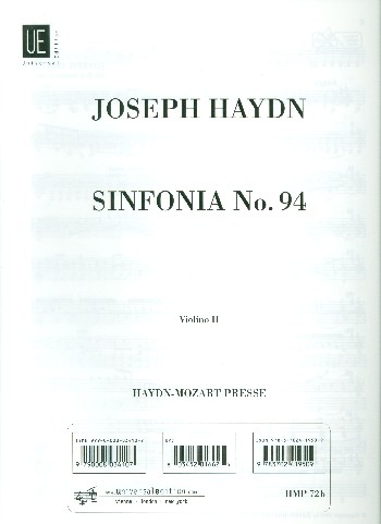 Sinfonie G-Dur Nr.94 Hob.I:94 für Orchester