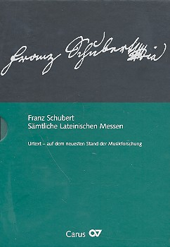 Sämtliche lateinische Messen für Soli, gem Chor und Orchester