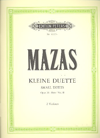 12 kleine Duette op.38 Band 2 für 2 Violinen