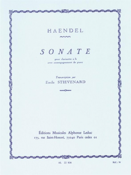 Sonate pour clarinette et piano