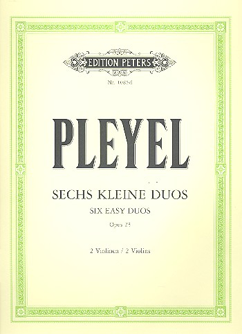 Duos op.23 für 2 Violinen