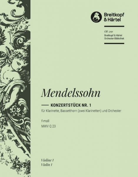 Konzertstück f-Moll Nr.1 op.113 für Klarinette, Bassetthorn (2 Klarinetten) und Orchester