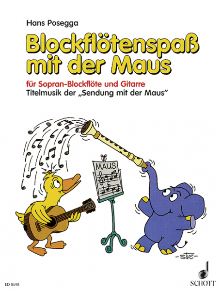 Blockflötenspaß mit der Maus für Sopranblockflöte und Gitarre