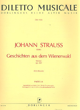 Geschichten aus dem Wienerwald op.325 für Orchester