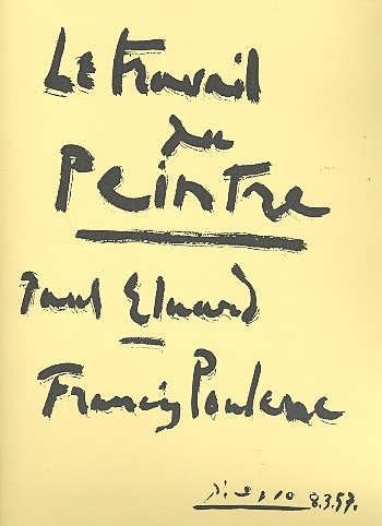 Le travail du peintre 7 chants pour voix et piano (fr)