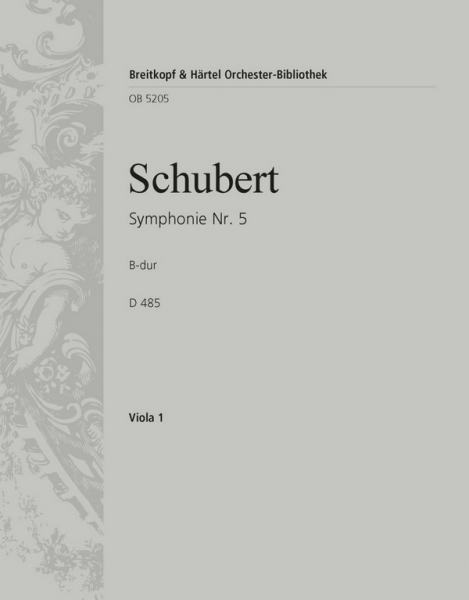 Sinfonie B-Dur Nr.5 D485 für Orchester