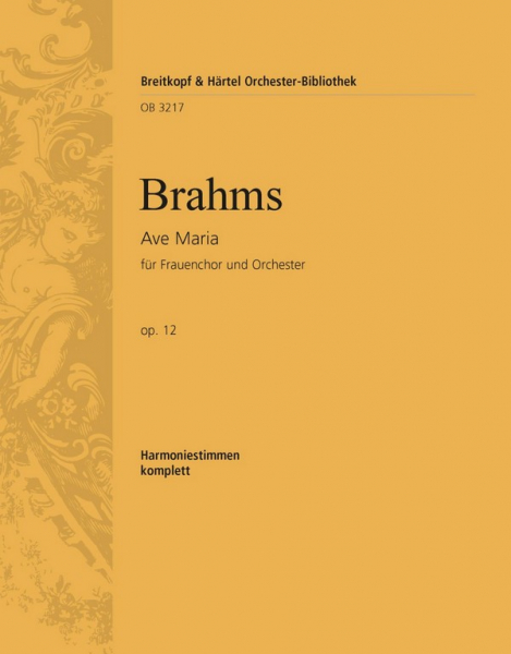 Ave Maria op.12 für Frauenchor und Orchester (Orgel)