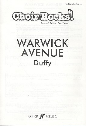 Warwich Avenue for female chorus and piano (A/Bar ad lib)