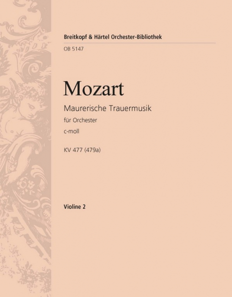 Maurerische Trauermusik c-Moll KV477 für Orchester