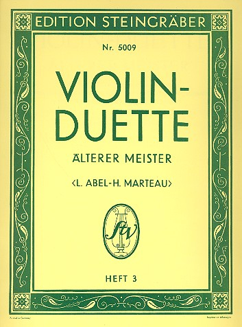 50 Violin-Duette älterer Meister Band 3 (1.-3. Lage)