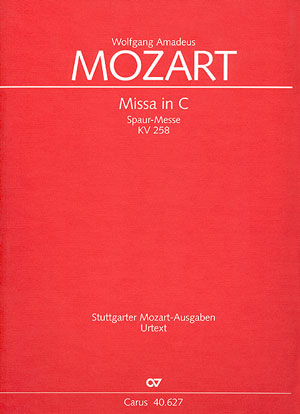 Missa C-Dur KV258 für Soli, Chor und Orchester