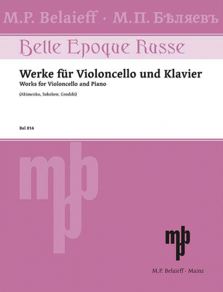 Werke für Violoncello und Klavier