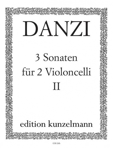 3 Sonaten op.1,2 für 2 Violoncelli