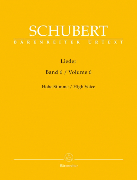 Lieder Band 6 für Gesang (hoch) und Klavier