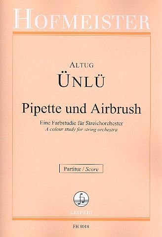 Pipette und Airbrush eine Farbstudie für Streichorchester